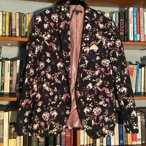 Mens Small INC International Concepts Formal Jacket Two Button Floral Flowers